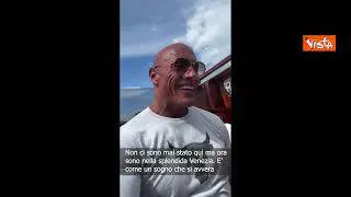 Dwayne Johnson al festival del Cinema di Venezia: E' un sogno che diventa realtà
