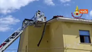 Maltempo a Verona e Vicenza, 100 gli interventi dei Vigili del Fuoco, immagini