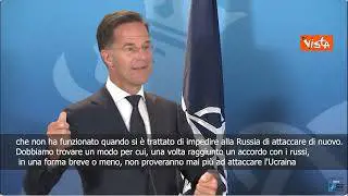 Rutte: In Ucraina si impari lezione di Budapest del 1994 e si eviti attacco russo dopo accordo SOTT