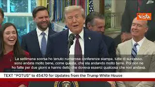 Trump: Dicono che sono morto: Tutte fake news, faccio un sacco di cose
