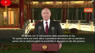 Putin: Ho parlato con Xi di aumento delle aspettative di vita. Su questo era attivo Berlusconi