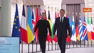 Riunione dei volenterosi con Zelensky, Macron, von der Leyen e leader Ue a Parigi. Meloni in remoto