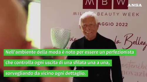 Addio a Giorgio Armani, maestro di stile ed eleganza