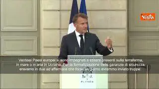 Guerra Ucraina, Macron: 26 Paesi si sono impegnati per truppe a Kiev