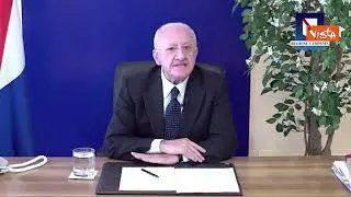 Regionali Puglia, De Luca: "Un cabaret, solidarietà a Vendola che ha tutto il diritto di candidarsi"