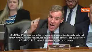 Scontro su dati Covid, il Senatore dem Warner vs Kennedy Jr: Come puoi essere così ignorante?