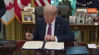 Trump firma ordine esecutivo per cambiare nome al Pentagono, ora è il Dipartimento di Guerra