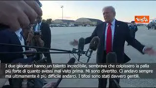 Us Open. Trump: Sinner e Alcaraz hanno un talento incredibile, mi sono divertito