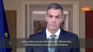 Guerra Gaza, Sànchez: "Un conto è difendersi, un altro è bombardare ospedale"