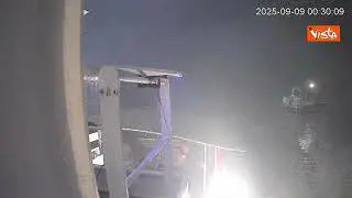 Global Sumud Flotilla, la nave Family colpita da un drone al largo della Tunisia