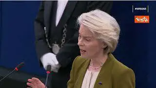 Von der Leyen: Quello che sta succedendo a Gaza è inammissibile, l'Europa deve essere guida