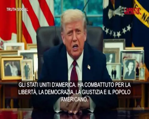 Trump: "Kirk martire di verità e libertà"