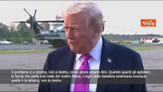 Trump: Il problema è a sinistra, la feccia che parla male del nostro Paese è di sinistra