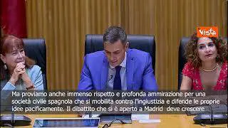 Sanchez: Ammirazione per società civile spagnola e protesta pacifica pro Pal alla Vuelta