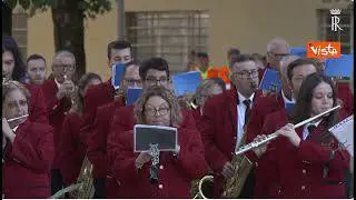 Mattarella arriva alla cerimonia per il 5° Anniversario della morte di Willy Monteiro Duarte