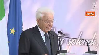 Mattarella: In nostra società ritorno di clima di avversione, social amplificano parole di odio