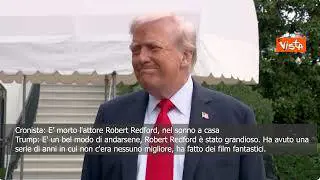 Trump: Robert Redford è stato grandioso, ha fatto dei film fantastici