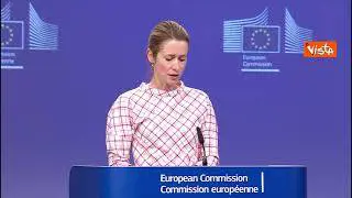 Kallas: Commissione ha adottato proposta per sospendere le concessioni commerciali a Israele