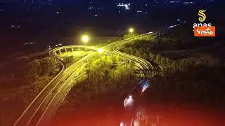Sull'autostrada A19 Palermo-Catania nuovo impianto a Led illuminerà il viadotto Euno a Enna