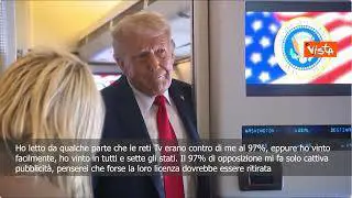 Trump: Forse dovrei ritirare licenza alle Tv che sono contro di me