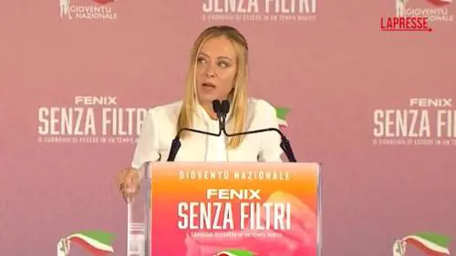 Meloni: "Mossi da amore mai da odio"