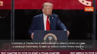 Trump: "L'assassinio di Charlie Kirk è stato un attacco alla nostra nazione"
