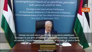 Abu Mazen: Chiediamo un cessate il fuoco immediato a Gaza. Hamas consegni armi ad Anp