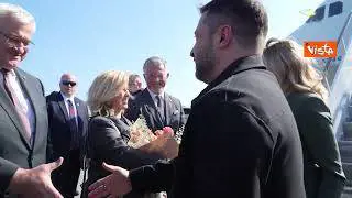 Zelensky e la First lady ucraina arrivano a New York per l'Assemblea Onu