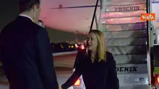 Meloni arriva a New York per partecipare all'Assemblea Onu