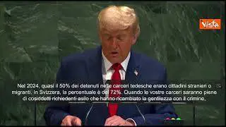 Trump all'Onu: Immigrazione illegale sta distruggendo vostri Paesi, dovete fare qualcosa