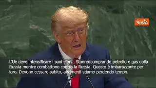 Trump rimprovera l'Ue: E' imbarazzante che compri petrolio russo, la smetta subito