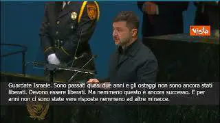 Zelensky: In Israele ostaggi imprigionati da 2 anni, diritto internazionale non ha dato risposte