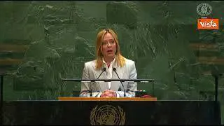 Meloni all'Onu cita Papa Francesco: In corso una terza guerra mondiale "a pezzi"