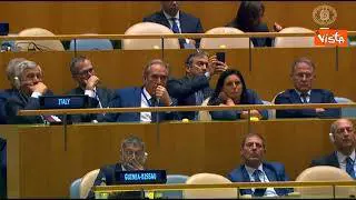 Meloni all'Onu: Israele ha superato limite proporzionalità