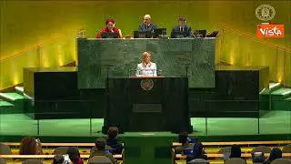 Meloni: Nell'80esimo anniversario Onu serve coraggio di cambiare questa nostra organizzazione
