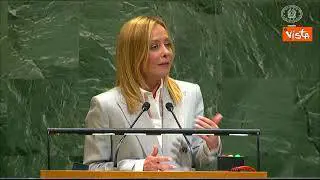 Meloni all'Onu: I "piani verdi" portano deindustrializzazione