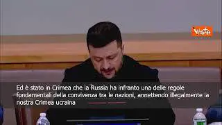 Zelensky: Occupazione russa della Crimea danno globale