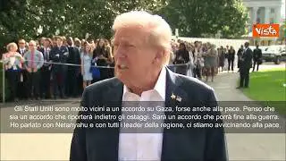 Trump: Molto vicini ad accordo a Gaza, ci sarà pace e rilascio ostaggi