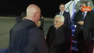 Il Presidente della Repubblica Sergio Mattarella arriva ad Astana in Kazakistan