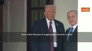 Trump riceve premier israeliano Netanyahu: Fiducioso di raggiungere accordo a Gaza