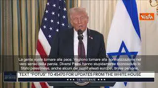 Trump: Alcuni Paesi europei hanno stupidamente riconosciuto la Palestina