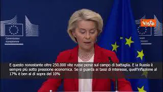 Von der Leyen: Azione decisa Ue può portare svolta a conflitto in Ucraina