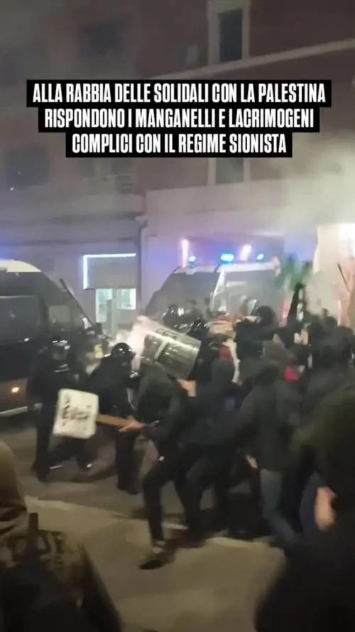 Bologna, scontri tra pro Pal e polizia