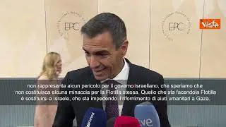 Flotilla, Sanchez: Madrid impegnata in protezione diplomatica suoi cittadini fermati da Israele