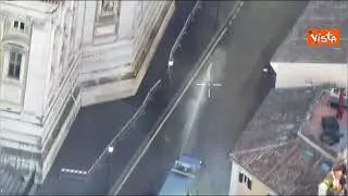 Scontri al corteo pro Gaza a Roma, gli idranti della Polizia in azione a Santa Maria Maggiore