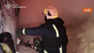 Guerra Ucraina, attacco di droni russi provoca un vasto incendio a Kharkiv