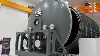 Mattarella all'inaugurazione Space Smart Factory di Thales Alenia Space Italia