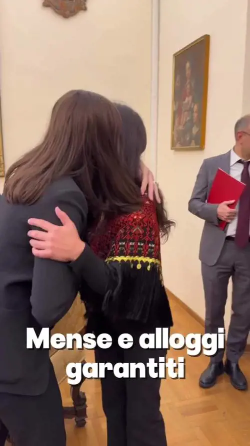 L'incontro del ministro Bernini con gli studenti provenienti da Gaza