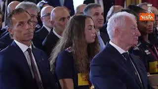 Ct squadra volley femminile Velasco al Quirinale: Italia campione perché diversità rende più forti