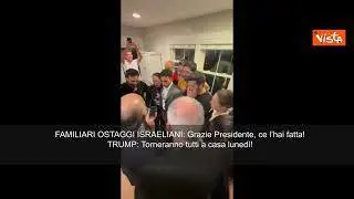 Accordo Gaza, Trump telefona a familiari ostaggi israeliani: "Torneranno tutti a casa lunedì"